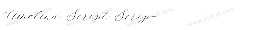 Amelina Script Scrip字体转换